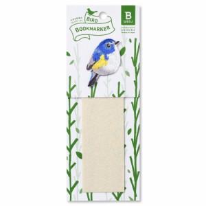 ヒサゴ UTN178 BIRD BOOKMARKER 刺繍しおり ルリビタキ[UTN178] 返品種別A