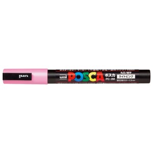 三菱鉛筆 PC3M.51 ポスカ ナチュラルカラー 細字丸芯（ライトピンク）POSCA[PC3M51] 返品種別A