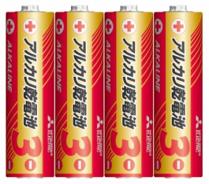 三菱 LR6JS/4S アルカリ乾電池単3形 4本パックMITSUBISHI Joshin オリジナル Basic[LR6JS4S] 返品種別A