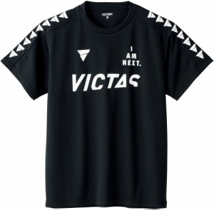 ヴィクタス 卓球 ユニセックス プラクティス Tシャツ V-TS245（ブラック・サイズ：2XL） VICTAS TSP-532201-1000-2XL返品種別A