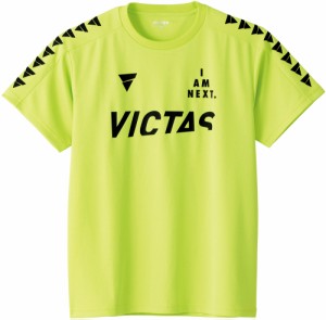 ヴィクタス 卓球 ユニセックス プラクティス Tシャツ V-TS245（ライムグリーン・サイズ：2XL） VICTAS TSP-532201-4200-2XL返品種別A