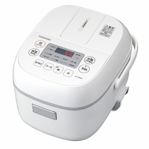 東芝 RC-5MFM-W マイコンジャー炊飯器（3合炊き）　ホワイトTOSHIBA[RC5MFMW] 返品種別A