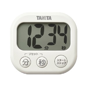 タニタ TD-429-IV デジタルタイマー　アイボリーTANITA　抗菌でか見えタイマー[TD429IV] 返品種別A