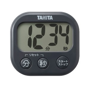 タニタ TD-429-GY デジタルタイマー　ダークグレーTANITA　抗菌でか見えタイマー[TD429GY] 返品種別A