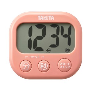 タニタ TD-429-PK デジタルタイマー　コーラルピンクTANITA　抗菌でか見えタイマー[TD429PK] 返品種別A