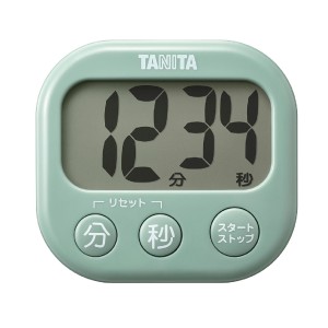 タニタ TD-429-GR デジタルタイマー　セージグリーンTANITA　抗菌でか見えタイマー[TD429GR] 返品種別A