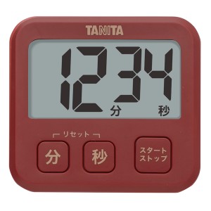 タニタ TD-408-RD デジタルタイマー　レッドTANITA　薄型タイマー[TD408RD] 返品種別A