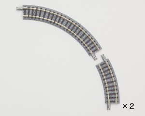 トミックス (N) 1111 ファイントラック スーパーミニカーブレールC103(F) 30°60° 各2本セット ス-パ-ミニカ-ブレ-ルC103返品種別B