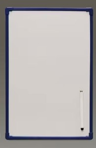 アイリスオーヤマ NWP-34ブル- ホワイトボード(ブルー・30×45cm)IRIS[NWP34ブル] 返品種別A