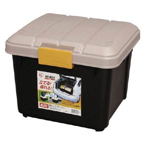 アイリスオーヤマ RV BOXエコロジーカラー(カーキ/ブラック) 28.0L サイズ：幅420×奥行375×高さ330mm IRIS 400カ-キ/ブラツク返品種別A