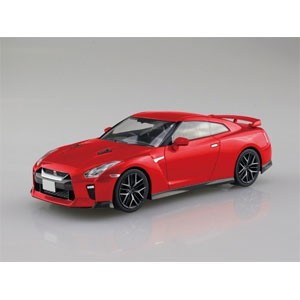 アオシマ 1/32 ザ・スナップキット No.7-E NISSAN GT-R(バイブラントレッド) 【58251】プラモデル  返品種別B