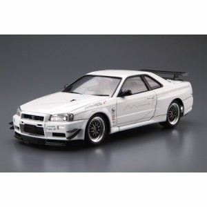 アオシマ 1/24 ザ・チューンドカー No.34 マインズ BNR34スカイラインGT-R ’02（ニッサン）【59869】プラモデル  返品種別B