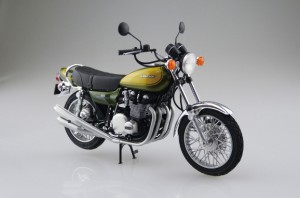 アオシマ 1/12 ザ・バイク No.47 カワサキ Z1 900 SUPER4 ’73 カスタムパーツ付き【62661】プラモデル  返品種別B