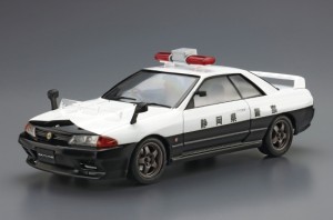 アオシマ 1/24 ザ・パトロールカー No.4 ニッサン BNR32 スカイラインGT-R パトロールカー ’91【62845】プラモデル  返品種別B