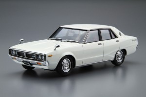 アオシマ 1/24 ザ・モデルカー No.47 ニッサン GC110 スカイライン2000GT ’72【63705】プラモデル  返品種別B