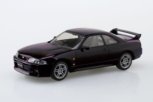 アオシマ 1/32 ザ・スナップキット No.15-A ニッサン R33スカイラインGT-R(ミッドナイトパープル）【64542】プラモデル  返品種別B