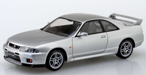 アオシマ 1/32 ザ・スナップキット No.15-D ニッサン R33スカイラインGT-R(ソニックシルバー）【64573】プラモデル  返品種別B