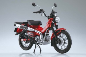 アオシマ（スカイネット） 1/12 完成品バイク Honda CT125 ハンターカブ グローイングレッド【11284】塗装済完成品  返品種別B