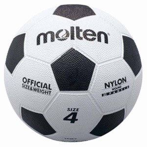 モルテン F4W サッカーボール 4号球（ゴム）Molten　亀甲ゴムサッカーボール[MTF4W] 返品種別A