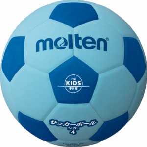 モルテン MT-F4S2200BC サッカーボール 軽量4号球 (人工皮革)Molten サッカー2200 軽量（ブルー×シアン）[MTF4S2200BC] 返品種別A