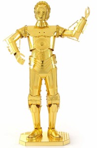 テンヨー メタリックナノパズル C-3PO ゴールド （スター・ウォーズ）立体パズル  返品種別B