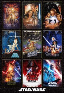 テンヨー Movie Poster Collection Star Wars 1000ピースジグソーパズル  返品種別B