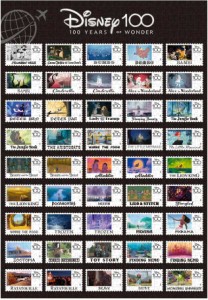 テンヨー ディズニー Disney100：World Stamps 1000ピース【D-1000-012】ジグソーパズル  返品種別B