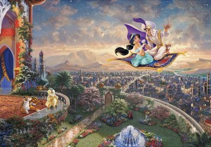 テンヨー トーマス・キンケード キャンバススタイル Aladdin 1000ピース【D-1000-049】ジグソーパズル  返品種別B