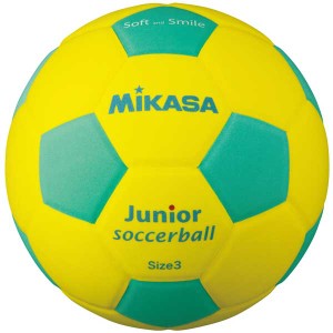 ミカサ SF3J-YLG サッカーボール 軽量3号球MIKASA スマイルサッカー (イエロー/ライトグリーン)[SF3JYLG] 返品種別A