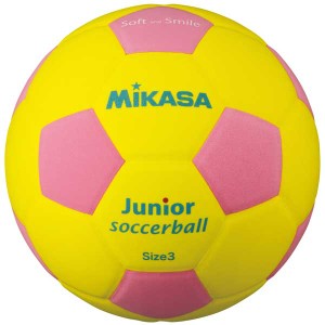 ミカサ SF3J-YP サッカーボール 軽量3号球MIKASA スマイルサッカー (イエロー/ピンク)[SF3JYP] 返品種別A