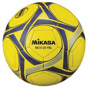 ミカサ MC512S-YBL サッカーボール 軽量5号球 (人工皮革)MIKASA シニア（60歳以上）（イエロー/ブルー）[MC512SYBL] 返品種別A