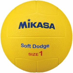 ミカサ STD-1SR-Y ソフトドッジボール 1号球（イエロー）MIKASA[STD1SRYミカサ] 返品種別A