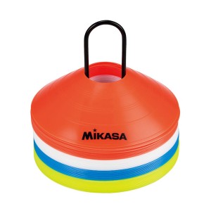 ミカサ CO40-MINI マーカーコーン 40枚セット（オレンジ/ホワイト/イエロー/ブルー）MIKASA[CO40MINI] 返品種別A