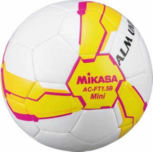 ミカサ AC-FT1.5B-YP-50 記念品用マスコットサッカーボール（イエロー/ピンク）MIKASA[ACFT15BYP50ミカサ] 返品種別A