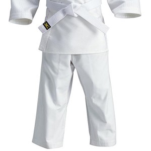 ミズノ ジュニア 柔道衣（三四郎/パンツ）（パンツのみ）（ホワイト・サイズ：標準・2号） 22JP5A34612返品種別A