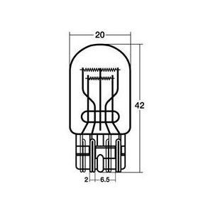 スタンレー電気 W7874 二輪車用テール＆ストップランプ 12V 18/5W　【10個入】STANLEY[W7874スタンレ] 返品種別A