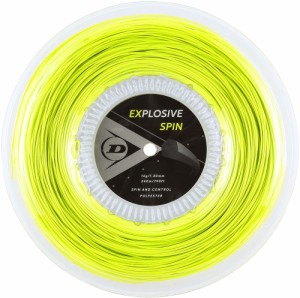 ダンロップ 硬式テニス用ストリング EXPLOSIVE SPIN 240m（イエロー・1.25mm） DUN-DST12001-300-125返品種別A