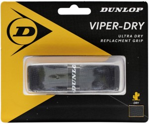 ダンロップ リプレイスメントグリップ セミドライタイプ（ブラック・1本入） DUNLOP VIPER-DRY 1PC DUN-DTA2022-900返品種別A