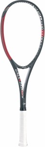 ダンロップ ソフトテニスラケット（ブラック×レッド・サイズ：G0・ストリング未張り上げ） DUN-DS42100-040-G0返品種別A