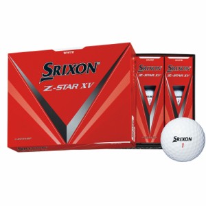 ダンロップ　スリクソン スリクソン Z-STAR XV 　Zスター　XV　ゴルフボール 1ダース 12個入り（ホワイト） SRIXON-ZSXV8-WH12P返品種別A