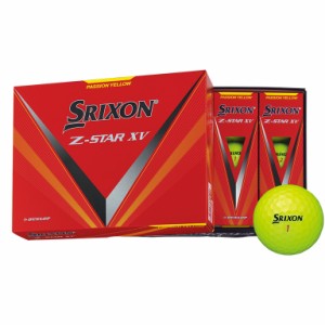 ダンロップ　スリクソン SRIXON-ZSXV8-YEL12P スリクソン Z-STAR XV(Zスター XV) ゴルフボール 1ダース 12個入り（プレミアムパッション