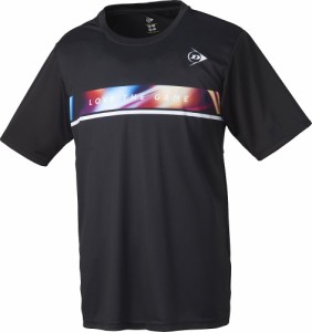 ダンロップ DUN-DAL8301-900-M ユニセックス Tシャツ（ブラック・サイズ：M）[DUNDAL8301900M] 返品種別A