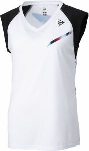 ダンロップ DUN-DAP1325W-003-O レディース スリーブレスゲームシャツ（ホワイト・サイズ：O）[DUNDAP1325W003O] 返品種別A