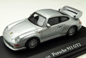 ホンウェル 1/43 カララマシリーズ ポルシェ 911 GT2 シルバー【430240】ミニカー  返品種別B