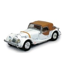 ホンウェル 1/43 カララマシリーズ モーガン プラス8 ソフトトップ ホワイト【412280】ミニカー  返品種別B