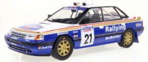 イクソ 1/18 スバル レガシィ RS 1991年RACラリー #21【18RMC080B】ミニカー  返品種別B