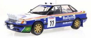 イクソ 1/18 スバル レガシィ RS 1991年RACラリー #11【18RMC080C】ミニカー  返品種別B