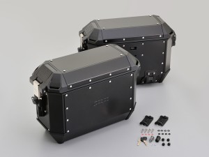 デイトナ GIVI (ジビ) サイドケース アルミ製 左右セット （ブラック・各36L） DAYTONA  TREKKER ALASKA ALA36A PACK2 19701返品種別B