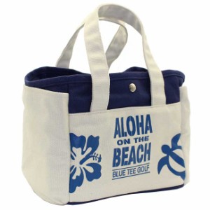 ブルーティーゴルフ TT004-NV アロハオンザビーチ ラウンドトートバッグ(ネイビー)BLUE TEE GOLF ALOHA ON THE BEACH[TT004NV] 返品種別A