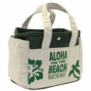 ブルーティーゴルフ TT004-GR アロハオンザビーチ ラウンドトートバッグ(グリーン)BLUE TEE GOLF ALOHA ON THE BEACH[TT004GR] 返品種別A